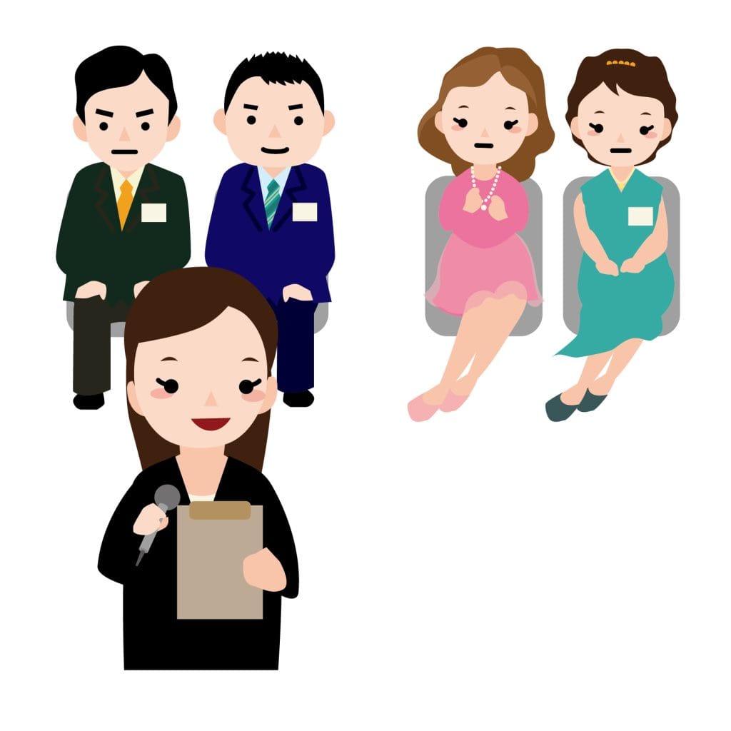 短期間で効率的に結婚相手を見つけられる婚活パーティーのイメージ