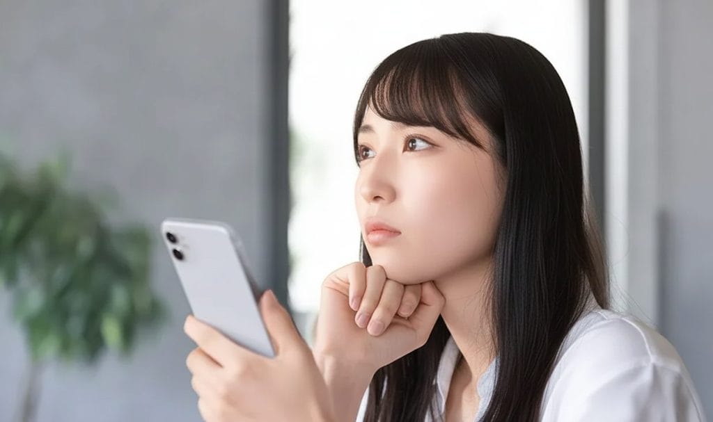 30代からの婚活に対して「もう遅いのでは」と不安を感じる女性
